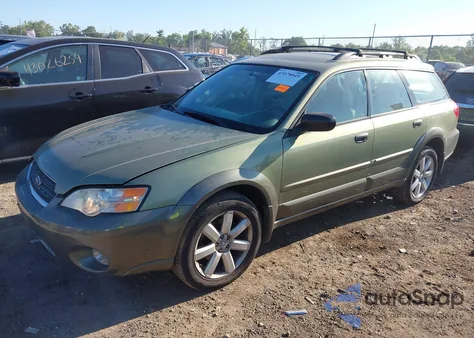 2007 Subaru Outback 2.5I из США, поврежденный, VIN 4S4BP61C177326340